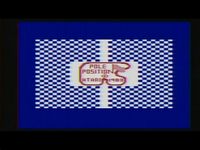 une photo d'Ã©cran de Pole Position sur Atari 2600